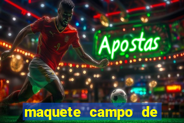 maquete campo de futebol (isopor)